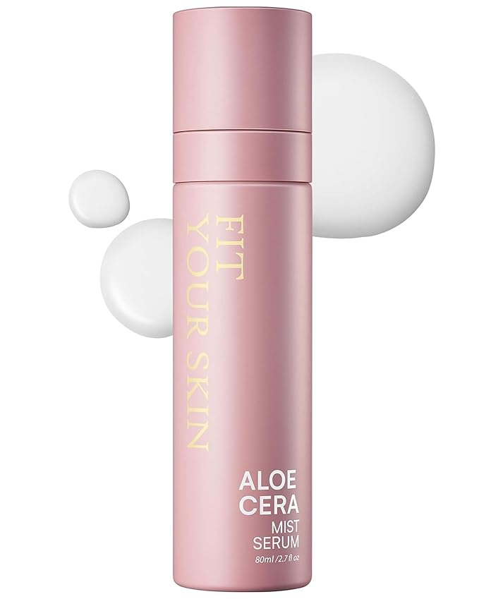 Aloe Cera Mist Serum - Vegan Hydrating Face Spray with Aloe Vera and Ceramide for Rough and Dry Skin - Refreshing & Hydrating Facial Mist - Fresh Herb Citrus Scent, 2.7 fl.oz.