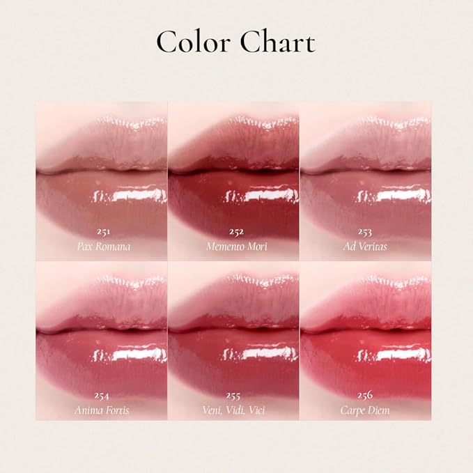 DINTO Blur-Glowy MINI Lip Tint 261 Umbra - Glossy Finish, Hydrating, Long Lasting, Lightweight Texture, Non-Sticky, Vegan & Cruelty-Free, Korean makeup (11 colors)