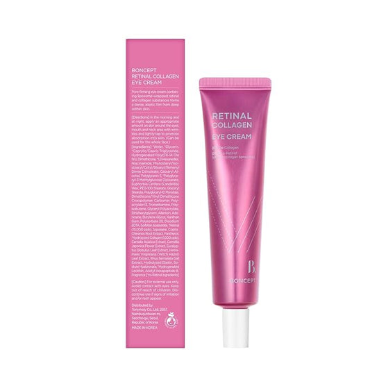 Retinal Collagen Eye Cream 1.01 fl.oz / 30 ml | Hydrating, Firming & Soothing Korean Eye-Care