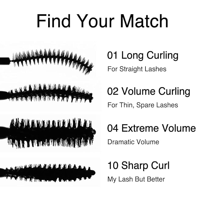 CLIO Kill Lash Superproof Mascara, Waterproof Mascara Black, Volumizing for Natural Curling Eyelash, Long-Lasting, Clump & Smudge-Free, for Sensitive Eyes, Korean Makeup Beauty (002 Volume Curling)