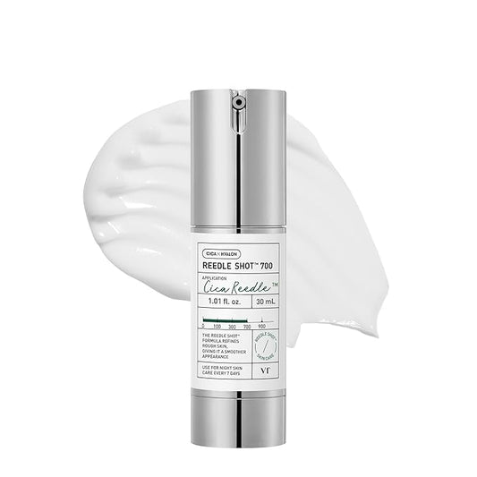 VT COSMETICS CICA Reedle Shot 700, Spicule Microneedling Serum for Pore Care&Exfoliation, Exosome&Centella Asiatica for Glass Skin, Acne&Blemish Care, Korean Liquid Skin Booster (1 Fl Oz / 30ml)