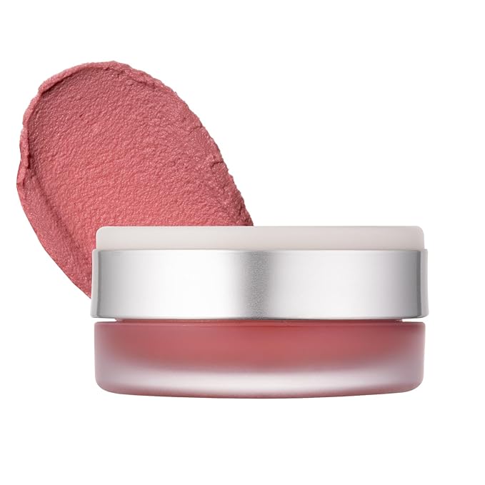 Heart Percent Dote On Mood Custom Lip & Cheek Single – Blendable & Buildable Soft Velvety Matte Cream Blush (Fog Pot), Long-Lasting Lightweight Multi-Use & Lip Tinted Balm 4.7g, M04. Peach Pink