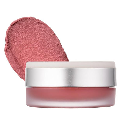 Heart Percent Dote On Mood Custom Lip & Cheek Single – Blendable & Buildable Soft Velvety Matte Cream Blush (Fog Pot), Long-Lasting Lightweight Multi-Use & Lip Tinted Balm 4.7g, M04. Peach Pink