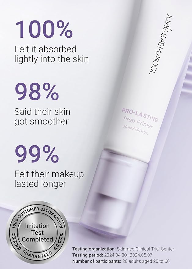 [JUNGSAEMMOOL OFFICIAL] Pro-Lasting Prep Primer #Bare-lavender | 30 ml / 1.01 fl.oz.