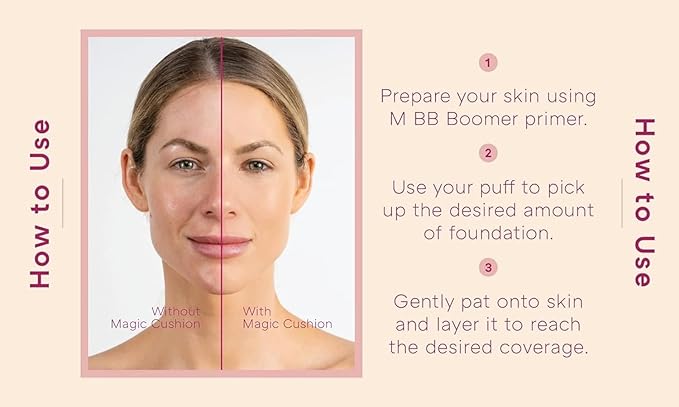 MISSHA Magic Cushion Foundation No.21 (2 Pack) Light Beige for Bright Skin - Flawless Coverage,Dewy Finish,Easy Application for All Skin Types