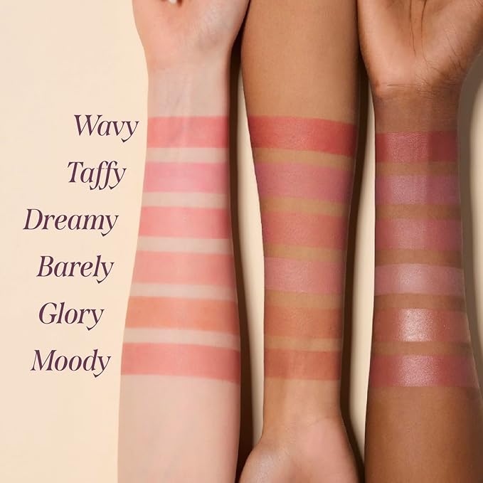 DEARDAHLIA Petal Drop Blush (Barely) - Vegan Weightless Liquid Blush with Long-lasting Pigment, Buildable and Skincare-Infused Fomula. Natural Flush, and Dewy Finish. Korean Makeup for Cheeks. 0.14 oz