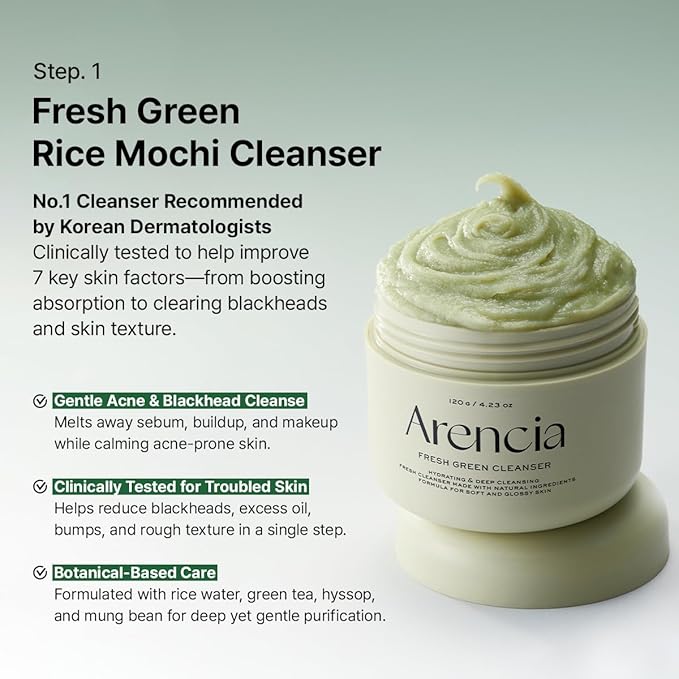 Arencia Clear Glow and Hydration Duo, 2-Step Skincare Set for Dark Spot Fading, Pore Cleansing and Glass Skin Radiance
