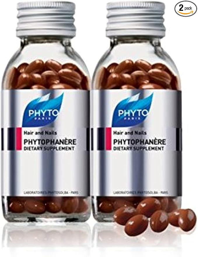 PHYTO Phytophanère 100% Natural Hair Loss Thinning Dietary Supplement, 4-Month Supply