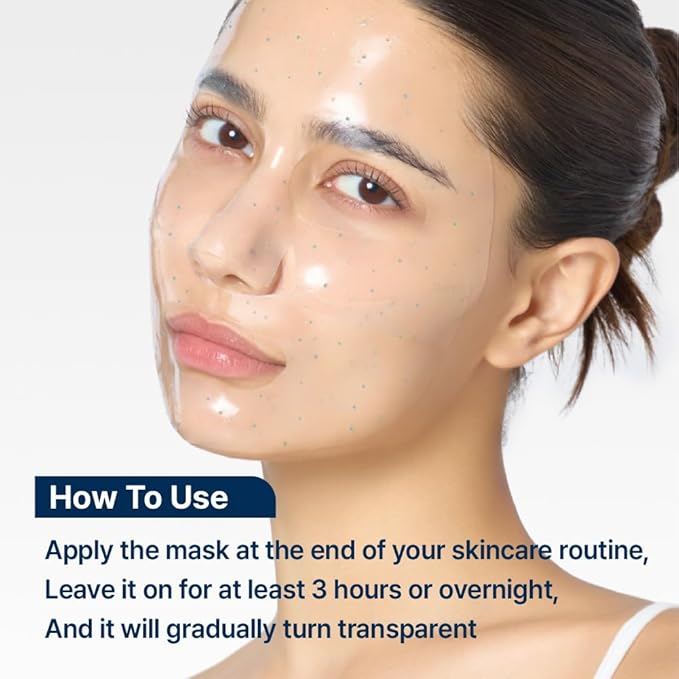 Illiyoon Ceramide Ato Concentrate Gel Face Mask | Ceramide & Collagen Hydrating Overnight Hydrogel Mask with Hyaluronic Acid, Korean Pore Tightening Sleep Mask, Sensitive Skin Care, Glass Skin Glow