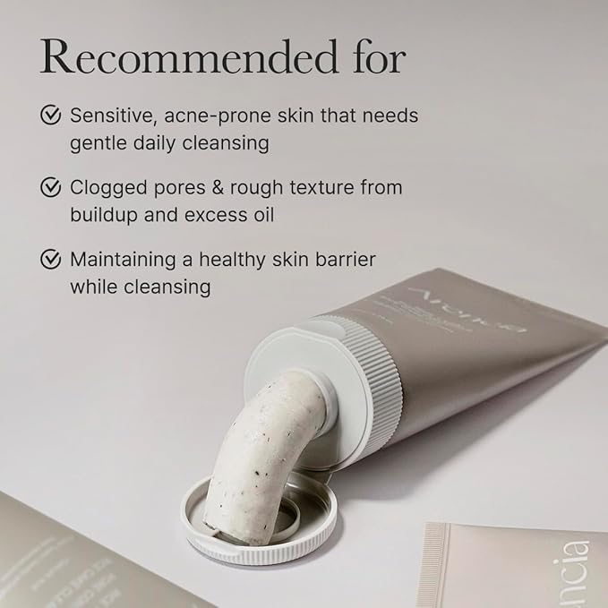 ARENCIA Rice + LHA Pore Control Rice Cake Cleanser with Salicylic Acid - Deep Cleansing, Gentel Exfoliation, All skin types, 5.29 oz