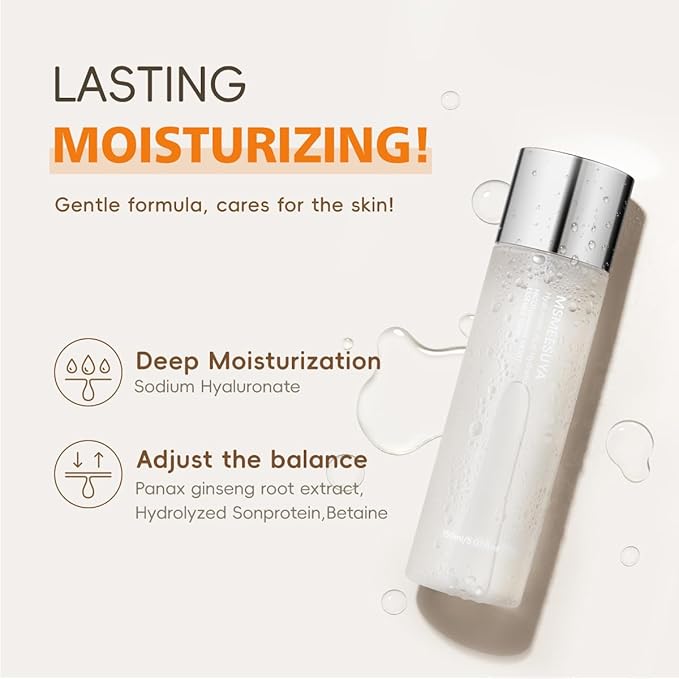 Niacinamide Moist Essence Toner, with Niacinamide, A Fresh and Delicate Feel, Moisturizing, Alcohol-Free, Suitable for All Skin Types, 150ml/5.07 fl oz