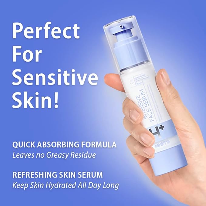 Intensive Hydrating Serum Moisturizing Face Serum Korean, Hydrating, Revitalizing, Hyaluronic Acid, Sodium Hyaluronate, Vitamin C Facial Cream 50g