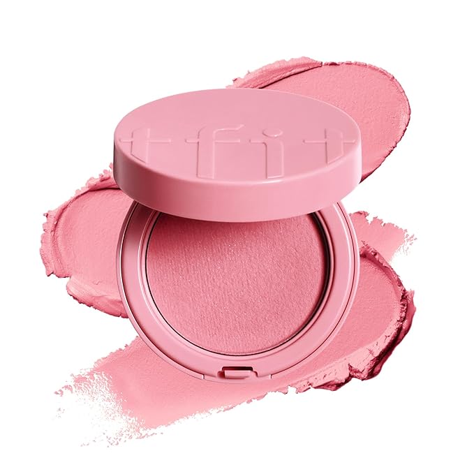 Fluffy Velvet Cushion Blush for Korean Dewy Glow | Buildable, Blendable Cream Texture | Mini Pink Blush for Cheeks | Tar Pigment Free (P02 Bloom Pink, 0.1 Oz | 4g)