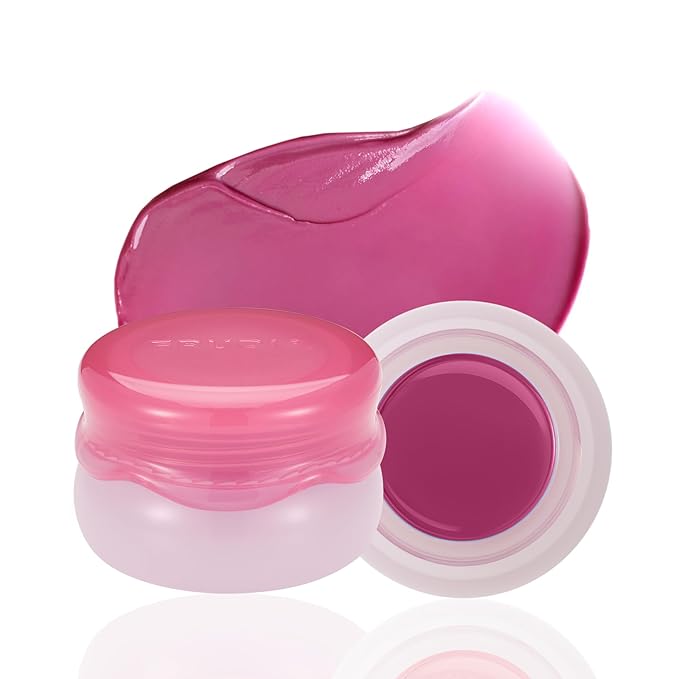 FRUDIA Glow Juicy Jam Lip & Cheek Stain (BonBon Grape) – Korean Lip Tint & Blush | Long-Lasting, Moisturizing, Non-Sticky Glossy Color for Lips, Cheeks & Eyes | Pink With A Hint Of Grape Purple (4.5g)