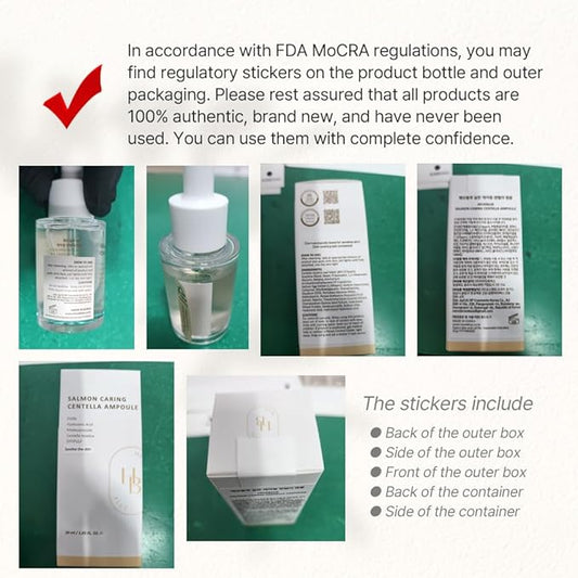 HEVEBLUE Salmon Caring Centella Ampoule - Salmon PDRN, Salmon Egg Extract, Centella, Madecassoside, Calming, Soothing, Restore and Rejuvenate, Sensitive Skin, Korean Skincare