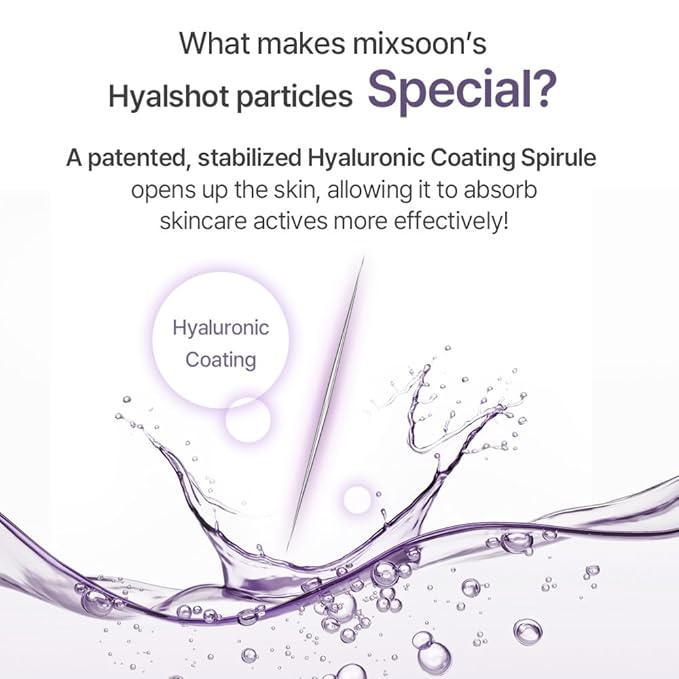 mixsoon Peptide Cica Hyalshot 150, 1.69 Fl. Oz / 50ml Centella Asiatica, Hyaluronic Acid for Sensitive Skin Lightweight & Fragrance-Free Korean Glass Skin Care