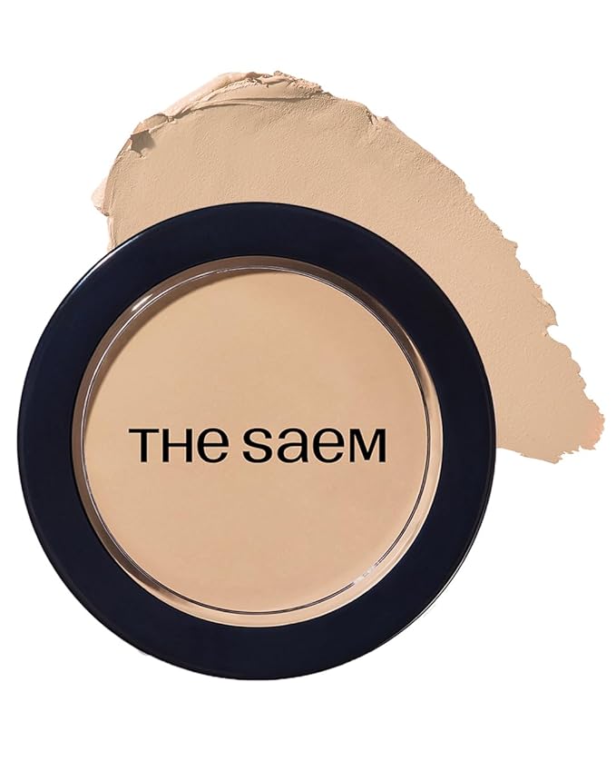 THESAEM Cover Perfection Pot Concealer #0.5 Ice Beige - High Adherence & Coverage Balm, Conceals Blemish & Acne Spots, Matte Finish Sebum Control for Oily and Combination Skin