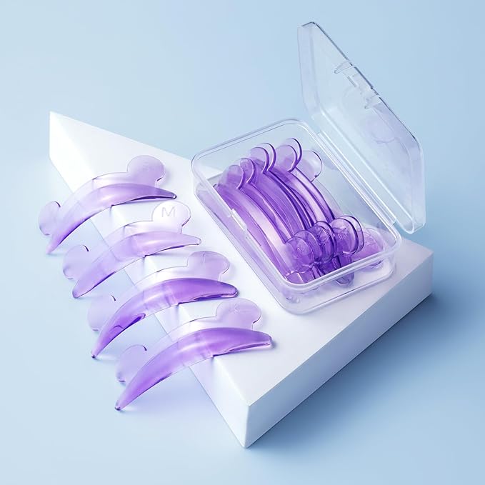 COSNORI Easy Eyelash Lift Kit - DIY Lash Lift Kit – Korean Eyelash Perm with No Glue Rods, 5 Applications, Long-Lasting Curl, Easy At-Home Curling Solution