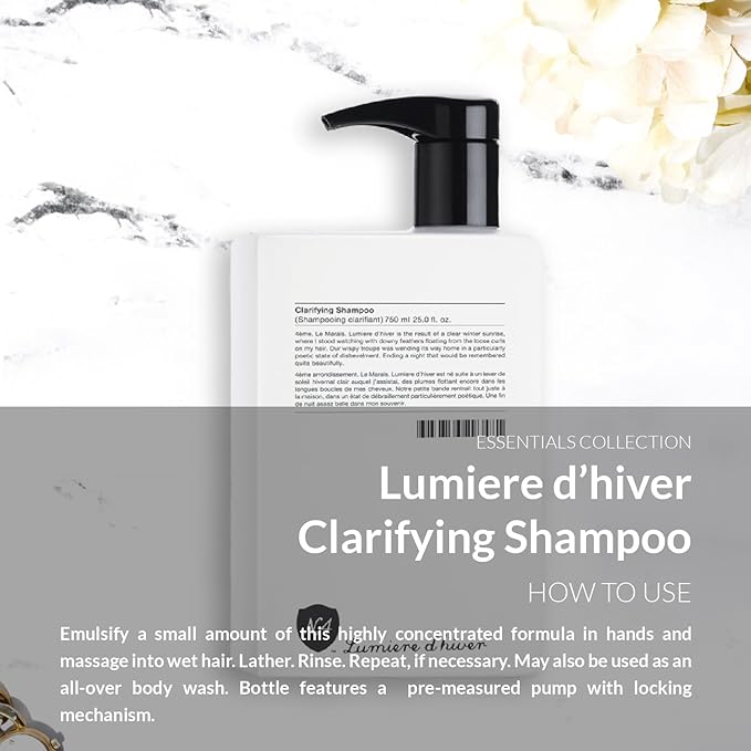 Number 4 Clarifying Shampoo, Shampoo for Women and Men, Cleansing Hair Shampoo, 25 oz