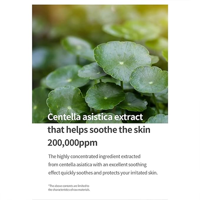 mixsoon Centella Mask Pack Face Moisturizer Soothing Calming Sheets Korean Glass Skin Care 1Pack (5ea)