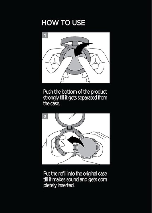 JUNG SAEM MOOL Essential Skin Nuder Cushion 17 Fair Light 0.49 Fl Oz (Refill Only, SPF 50 Broad Spectrum) | Natural Radiant Finish, Lightweight Hydration, Korean Cushion Foundation