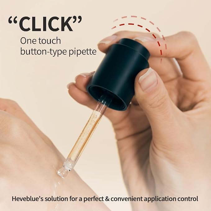 HEVEBLUE Black Yuja Bean Skin Booster Serum - Moisturizing, Sensitive Skin, Korean Skincare, Hypoallergenic, Deep Hydration, Vegan, Oil-free, Makeup Adherence, Inner Dryness, K-Beauty