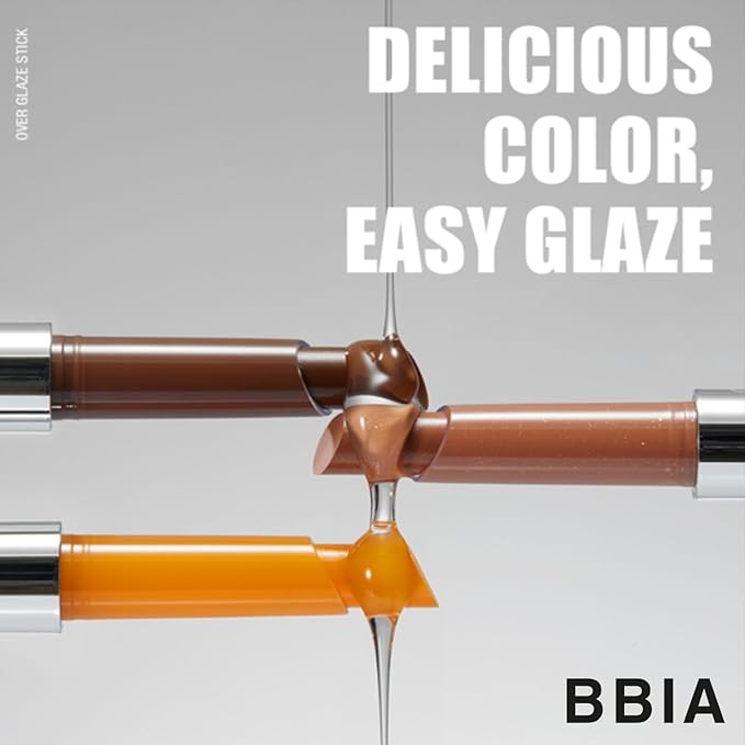 BBIA Over Glaze Stick - Lip Plumping Gloss Melting Balm Lipstick, Intensive Volume Up, High Shine & Glossy, Ultra Watery Moisturizing & Volumizing, Glowy Texture, Korean Lip Makeup (06 CHOCO GLAZE)