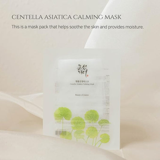 Beauty of Joseon Centella Asiatica Calming Mask Daily Moisturizing Soothing Cica Face Sheet Mask for All Skin Types, Korean Skincare Stuffers for Men Women, 10 sheets