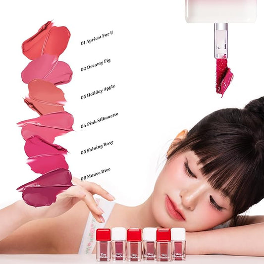 Hyper Dewy Lip Tint - Ultra-Glossy Hypoallergenic Cruelty-Free Lightweight Travel Friendly Korean Lipstick with Antioxidant Protection & Plumping Effect - #01 Apricot For U