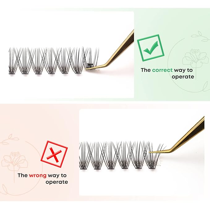 20D Lash Clusters, Individual Lashes, 240 Pcs 20D Individual Lash Extensions, Volume Soft Lightweight Reusable DIY Eyelash Extensions, Thickness 0.07mm C Curl False Eyelashes 12/13/14/15/16mm