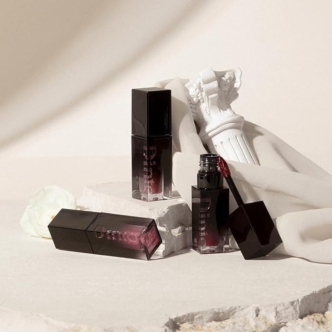 DINTO Blur-Glowy Lip Tint - Glossy Finish, Hydrating, Long Lasting, Lightweight Texture, Non-Sticky, Vegan & Cruelty-Free, K beauty (205 Justitia, 0.11 fl.oz)