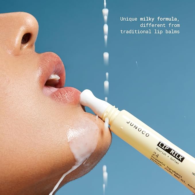 JUNO & Co. Lip Milk, Hydrating Lip Balm by day and Intensive Lip Mask by night 10ml/0.33 fl.oz