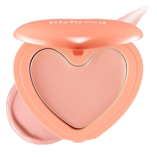lilybyred LUV BEAM Cheek Balm | Soft Color, Glowy Finish, Creamy Texture | Natural-Looking Flush | Korean Beauty (01 Pure Coral)