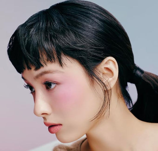 DEARDAHLIA Petal Drop Blush (Hazy) - Vegan Weightless Liquid Blush with Long-lasting Pigment, Buildable and Skincare-Infused Fomula. Natural Flush, and Dewy Finish. Korean Makeup for Cheeks. 0.14 oz