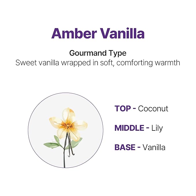 KUNDAL Korean Shampoo and Conditioner Set [Amber Vanilla] Salon-quality, Long Lasting Scent, Moisturizing, Sulfate-Free, Argan & Macadamia Oil, Korean Hair care, For all hair types, 16.9 fl oz each