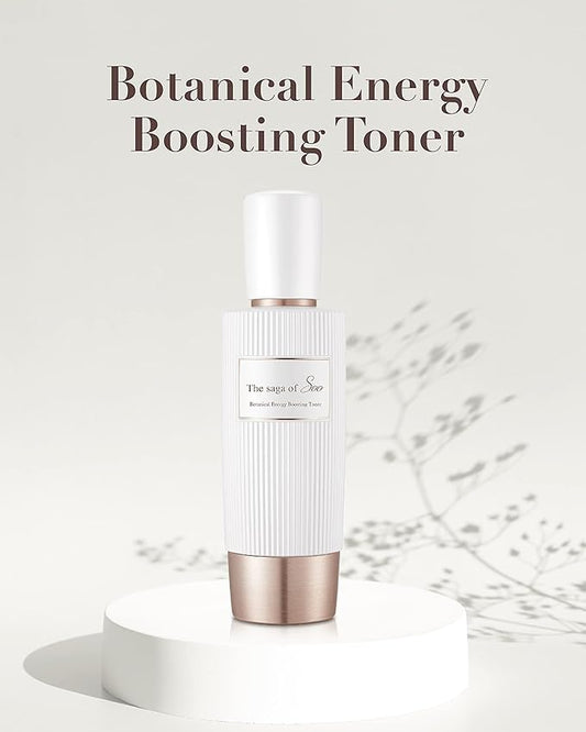 Sooryehan The SAGA of SOO Botanical Energy Boosting Toner (150 ml / 5 Fl Oz) - Korean Hydrating Skin Care by LG Beauty. Sensitive Skin.