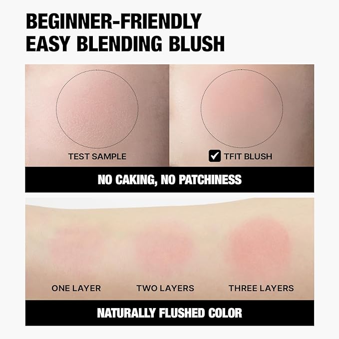 Fluffy Velvet Cushion Blush for Korean Dewy Glow | Buildable, Blendable Cream Texture | Mini Blush for Cheeks | Tar Pigment Free (B01 Charming Berry, 0.1 Oz | 4g)