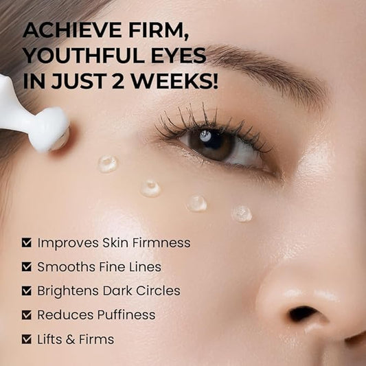 [SKIN&LAB] Bakuchiol Eye Serum with Caffeine, Roll-on Korean Under Eye Serum, Anti-Aging Wrinkle Care for Fine Lines, vegan, cruelty-free (0.5 Fl Oz)