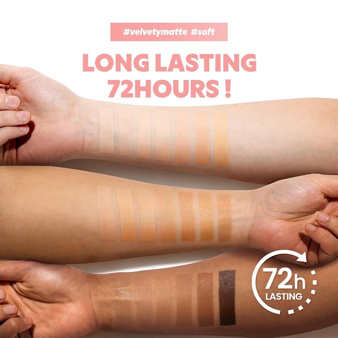 [*Mini Size*] TIRTIR All Cover Pink Cushion | Korean Cushion Foundation, (#21N Ivory, 0.15 Fl Oz)