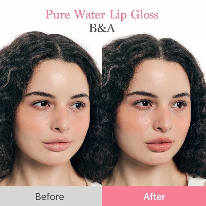 dasique Pure Water Lip Gloss #05 Caramel Drizzle 0.09 oz | Variety of Colors | Dewy Gloss | Buildable Gloss Tesxture | Non-Sticky | K-beauty