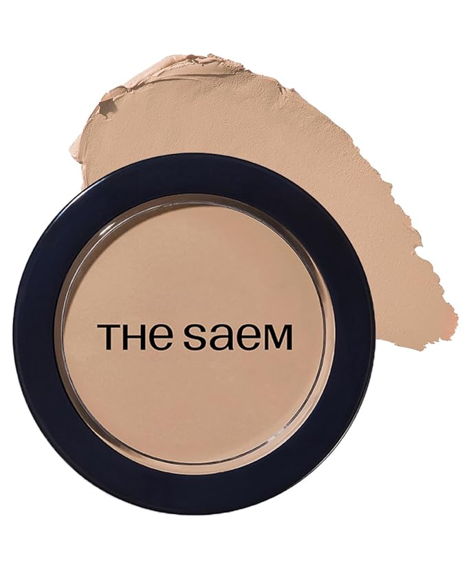 THESAEM Cover Perfection Pot Concealer #02 Rich Beige - High Adherence & Coverage Balm, Conceals Blemish & Acne Spots, Matte Finish Sebum Control for Oily and Combination Skin