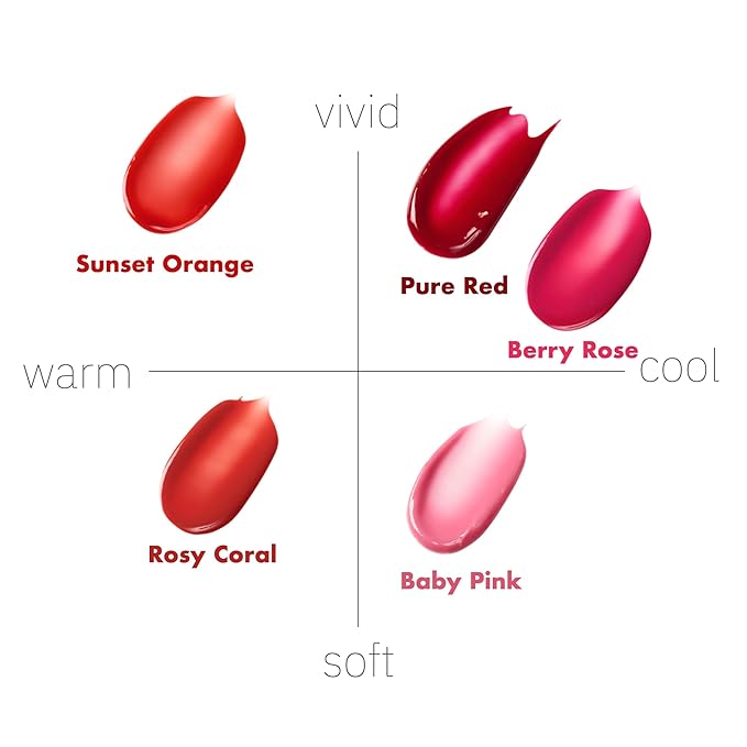 ISOI Bulgarian Rose Lip Treatment Balm (Berry Rose), Tinted Balm for Dry Lips, Korean Skincare (0.18 oz, 5g)