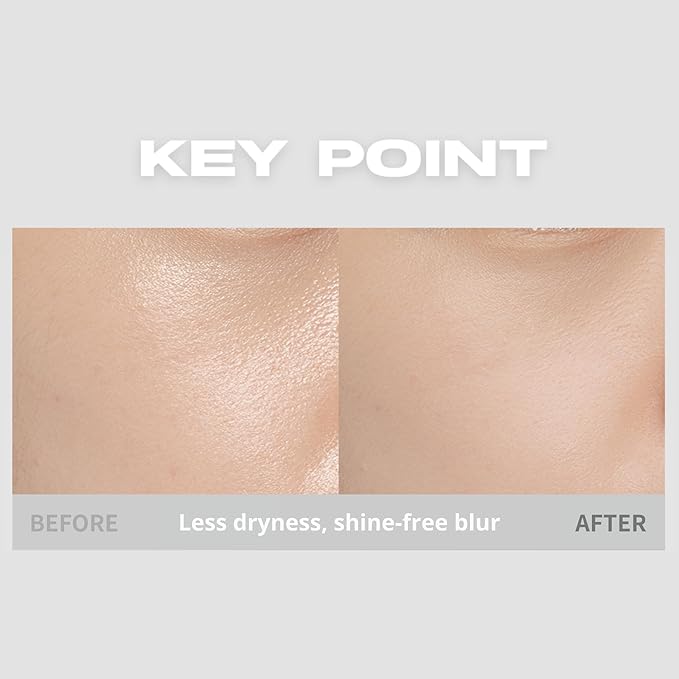 ABOUT TONE Sebum Cut Powder Pact 0.28oz - Extreme Sebum Control Pressed Powder Compact with Mirror and Puff Non-Dry Oil Cut Ultra-Fine Texture Face Makeup Finishing Setting Fixing Longlasting Vegan