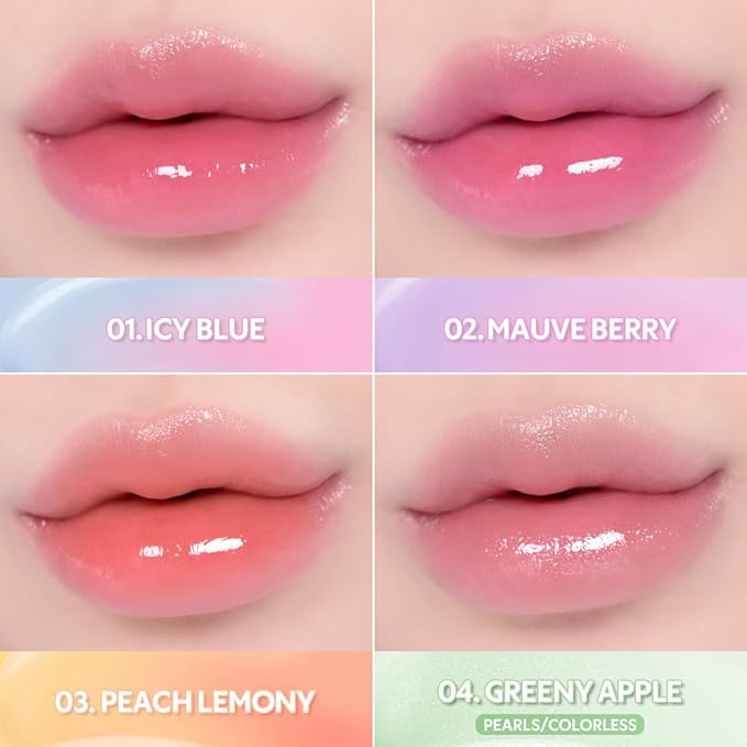 TIRTIR Water Mellow Lip Balm, 04 Greeny Apple, 0.11 Fl Oz – pH Color Changing Organic Korean Lip Care, Lightweight Deep Hydration Lip Moisturizer for Women Men, Paraben Free