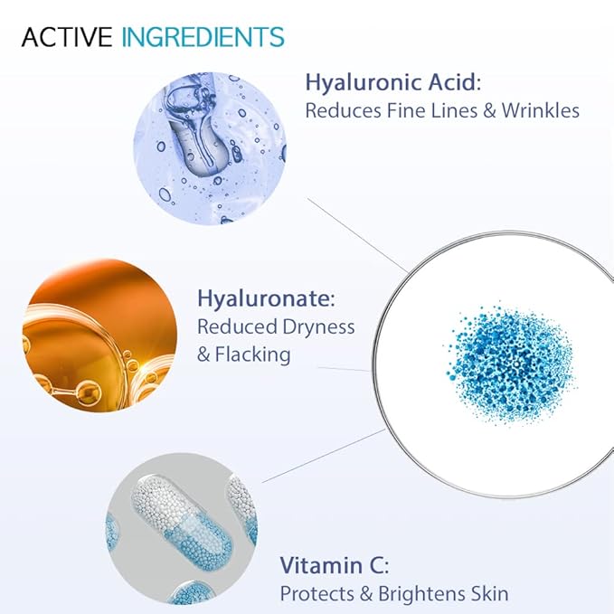 Intensive Hydrating Serum Moisturizing Face Serum Korean, Hydrating, Revitalizing, Hyaluronic Acid, Sodium Hyaluronate, Vitamin C Facial Cream 50g