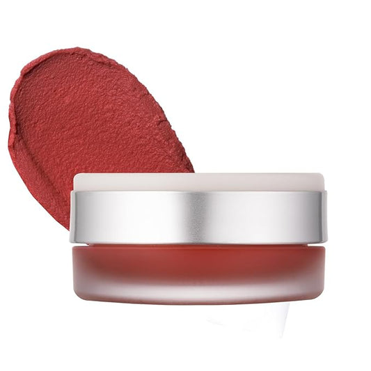 Heart Percent Dote On Mood Custom Lip & Cheek Single – Blendable & Buildable Soft Velvety Matte Cream Blush (Fog Pot), Long-Lasting Lightweight Multi-Use & Lip Tinted Balm 4.7g, M09. Dusty Rose