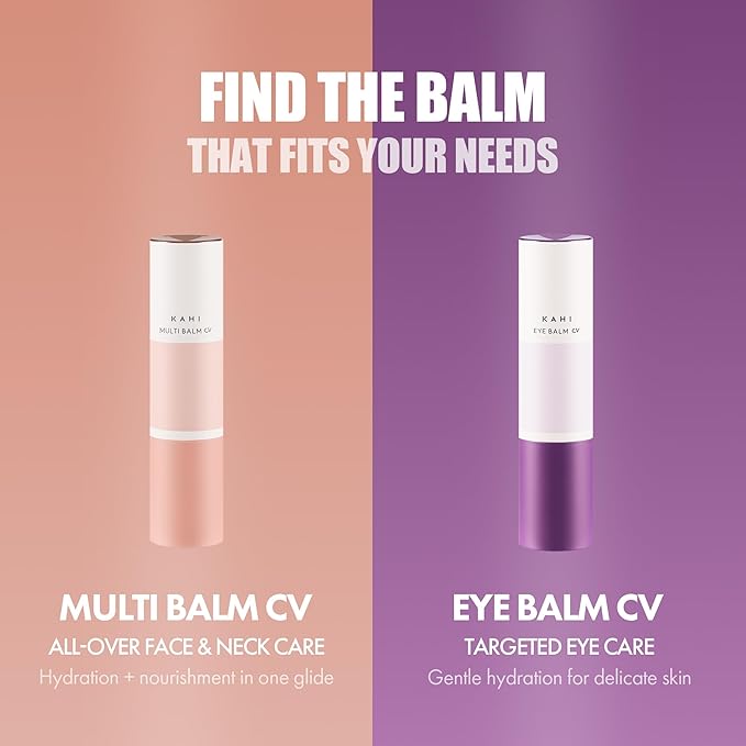 KAHI Multi Balm CV Refill - All-in-One Age-Defying Balm Stick with Beluga Caviar Oil - 48HR-Hydrating Moisturizer for Under Eye, Cheeks, Neck, Lips - Luxury Korean Skincare (9g, 0.31 oz)