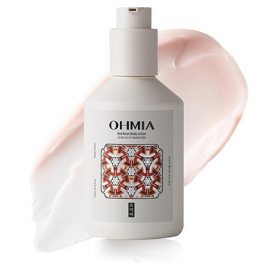 Korean Red Bean Body Lotion for Women - 24-Hour Hydrating Moisturizer for Dry Skin with Peptides & Hyaluronic Acid for Smooth Sensitive Skin - Vegan & Cruelty-Free - 8.45 fl oz