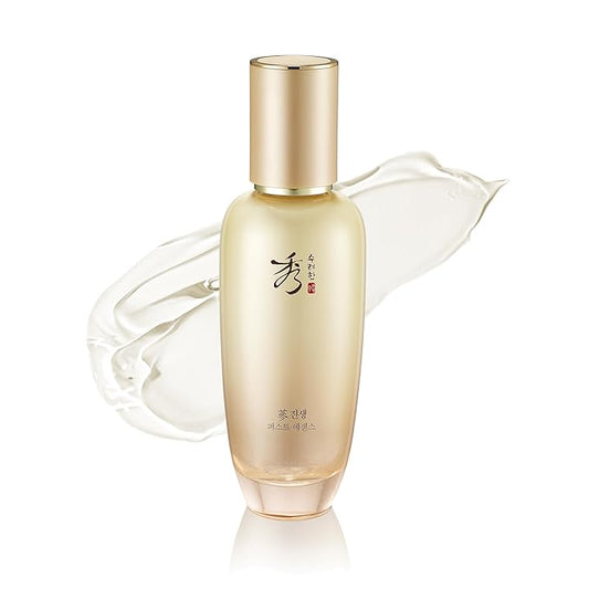 Sooryehan Ginseng First Essence (120 ml/2.04 fl oz) Total Age-Defying Solution, Wrinkle Improvement, Nourishing Toner for Radiant and Youthful Skin - Ginsenoside | Korean Skincare