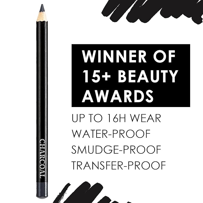 Vera Moore Slim Eye Liner Pencil, Smooth Formula, Hypoallergenic and Vegan, Smudge-Proof and Waterproof Application, Bold and Defined Lines Eyeliner, (0.05 Oz) (Black Eyeliner)